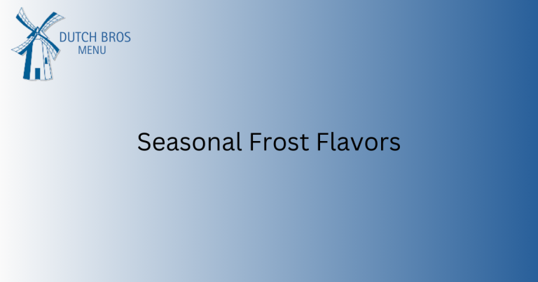 Seasonal Frost Flavors